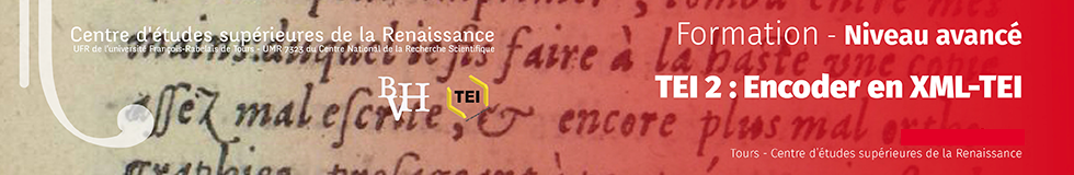 Formation TEI 2 : encoder en XML-TEI, niveau avancé.>